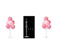 Mr.Gadget Solutions 28" (70CM) Balloon Stand Kit Adult Party Decoration Display Holder for Wedding Event Table Centrepiece Reusable (2 Pack)
