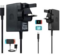 Mr.Gadget Solutions Compatible AC Adapter Charger For Nintendo Switch & Lite, Compatible With Nintendo Switch - Fast Travel Wall Charger USB C 15V/2.6A Power Supply, Supports TV Mode and Dock Station