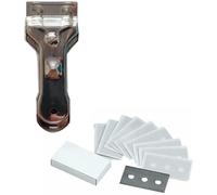 Mr Gadget Solutions Non-Scratch hob Scraper Suitable for Induction, Ceramic and Halogen hobs + 10 Extra Blades