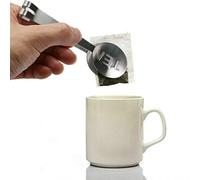 Mr. Gadget Solutions® Stainless Steel Tea Bag Squeezers Round Tea Bag Tongs Reusable Tea Bag Ice Cube Sugar Tong Strainer Kitchen Bar Tools, Silver