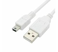 Mr. Gadget's Solutions 0.5Meter Mini USB Cable, USB A to Mini USB B for PC/P-S3/GPS units/Digital Cameras/PDAs, M/M Charging & Data Sync Cable - White