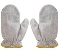 Mr.Gadget's Solutions (1 Piece) Steel Wire Scrubbing Gloves - Heavy Duty Dishwashing Gloves for Home & Commercial Use