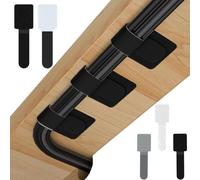 Mr.Gadget's Solutions 10-Pack Self-Adhesive Cable Ties - Reusable Cable Management Straps for Organizing Data Cables, Headphones & Electronic Wires - Strong Sticky Back, Under-Desk Wire Holder