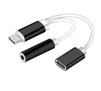 Mr.Gadget's Solutions 2-in-1 USB-C to 3.5mm Audio Jack and Charging Adapter Cable