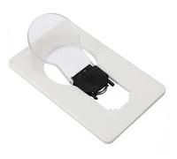 Mr. Gadget's Solutions® 2 x Mini LED Credit Card/Portable/Card Pocket Light Bulb lamp Christmas Card/Switch Card Sharp LED Light Bulb (Random Color)