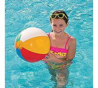Mr. Gadget's Solutions 20" Inflatable Beach Balls for Kids - Beach Toys for Kids & Toddlers, Pool Games, Summer Outdoor Activity - Classic Rainbow Color