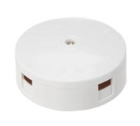 Mr. Gadget's Solutions 30 Amp 3 Terminal Junction Box Electrical Wiring Cable Connector White Plastic