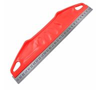 Mr. Gadget's Solutions® 30cm Decorators Straight Edge Ruler 12" Metal Blade Wallpaper Metric Trim Guide Level Ruler