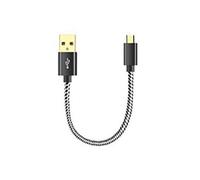 Mr. Gadget's Solutions 30cm Micro USB Charging Cable Braided Fast Charger Data Sync Lead for Galaxy, Android