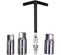Mr.Gadget's Solutions 4-Piece Spark Plug Wrench Set - T-Handle Socket Tools with 16mm, 18mm & 21mm Sockets for Car, Motorcycle & Small Engine Maintenance