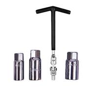Mr. Gadget's Solutions 4pcs T-Bar Spark Plug Spanner Wrench Set 16, 18 & 21mm Sockets | 4pc T-bar Spark Plug