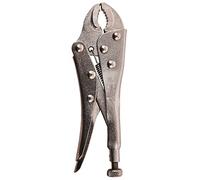 Mr. Gadget's Solutions® 5'' Locking Grip Plier, Curved Jaw with Serrated Grooves for Better Grip