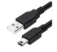Mr.Gadget's Solutions 5 Meters USB 2.0 A to Mini 5 Pin B Cable, Black, for PS3 Controller, Camera, Dash Cam, GPS, Data Transfer up to 480Mbps