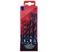 Mr. Gadget's Solutions® 5pc Wood Drill Bit Set For Drilling In Wood (Sizes: 4mm, 5mm, 6mm, 8mm and 10mm)