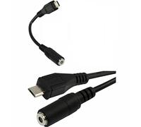 Mr. Gadget's Solutions 5Pin Male Micro to 3.5mm Female AUX Audio Jack Headphone Connect Phone Cable