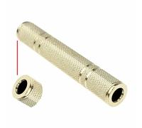 Mr.Gadget's Solutions 6.35mm 1/4'' Stereo Coupler Female to Female Jack Audio Adapter Connector