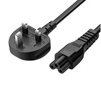 Mr. Gadget's Solutions® 6.6ft (2m) BS 1363 to C5 (Clover Leaf), UK Laptop Charger Replacement Power Brick Cable Compatible with Acer, Dell, HP, Sony, Delta, Lenovo, ThinkPad, IdeaPad