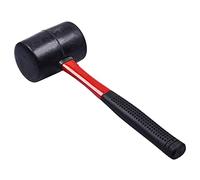 Mr. Gadget's Solutions® 8Oz (900g) Black Rubber Mallet - Fibreglass Shaft