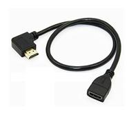 Mr.Gadget's Solutions 90 Degree Right Angle HDMI 2.1 Extension Cable Male to Female 8K 60Hz 4K 120Hz UHD HDR 48Gbps Compatible for PS5 PS4 HDTV Projector Monitor Laptop TV Box