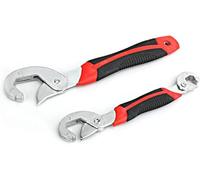 Mr.Gadget's Solutions Adjustable Hook Wrench Set 9-32mm - Universal Multi-Function Ratchet Spanner for Car Repairs, Plumbing, DIY & Mechanical Work - Heavy-Duty, Non-Slip Grip, Precision Fit