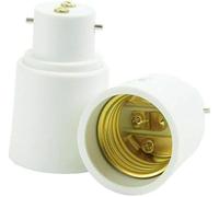 Mr. Gadget's Solutions B22 to E27 Lamp Light Bulb Adapter Converter Bayonet Cap B22 to Edison Screw E27-1 Pack
