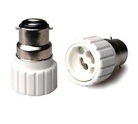 Mr. Gadget's Solutions® B22 to GU10 Lamp Converter, Bayonet Fireproof Lamp Bulb Holder Adapter Converter Socket for Home Lighting Fixture - 2pcs