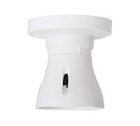 Mr.Gadget's Solutions Bayonet Batten White Ceiling Lamp Holder BC B22 Light Bulb Socket Lamp Fitting