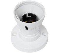 Mr.Gadget's Solutions Bayonet Batten White Ceiling Lamp Holder BC B22 Light Bulb Socket Lamp Fitting