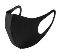 Mr.Gadget's Solutions Black Unisex Face Mask Reusable Washable Cover Masks Fashion Cloth Men Women
