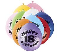Mr. Gadget's Solutions Celebrate Birthday Party of 18th Happy birthday Printed Balloon 12 inches