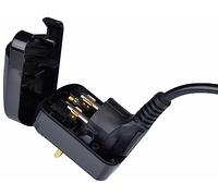 Mr.Gadget's Solutions chuko SCP3 UK Plug Converter Black 13A for 3 Pin with Earth SCP3-BK-R-13