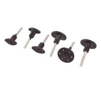 Mr.Gadget's Solutions Dent Puller Pad Set, 6 Piece, Circular and Oval Shaped, for J1930 Car Dent Repair Kit, 35mm and 16x32mm Pads
