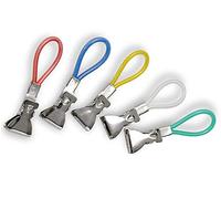 Mr. Gadget's Solutions Durable Tea Towel Hanging Clips Clip On Hook Loops Hand Towel Hangers- 5 Pcs