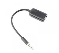 Mr. Gadget's Solutions Earphone/Headphone 3.5mm Audio Splitter/Divider - Black