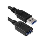 Mr. Gadget's Solutions Extension Cable USB 3.0 M/F Extender Cord Data Transfer Lead for Hard Drive, Keyboard, Printer, Camera | USB Extension Lead- Black (30cm)