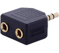 Mr. Gadget's Solutions Gold Plated 3.5mm Stereo Plug to 2 x 3.5mm Stereo Jack Splitter Adaptor Audio Adapter Connector
