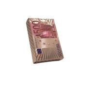 Mr.Gadget's Solutions Gold, Silver & Rose Gold Euro Banknote Poker Deck | Waterproof PVC-Free Plastic Playing Cards Luxury European Edition (Rose Gold)