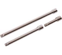 Mr.Gadget's Solutions I3800 Socket Extension Bar Set, 3/8-Inch Drive, Chrome-Vanadium Steel, 3 Piece, 75mm, 150mm and 225mm