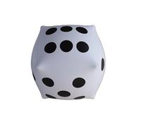 Mr.Gadget's Solutions Inflatable Giant Party Dice Toy - Jumbo Blow Up Dice for Indoor & Outdoor Games, Pool, Beach, BBQ, Picnic, Birthday, Carnival & Family Fun