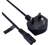 Mr. Gadget's Solutions Mains Power Lead Fig Figure 8 Cable Compatible with PS4 PS5 Xbox Panasonic JVC Philips LG Sharp Canon Pixma HP Brother Printer Asus (2 Meter)