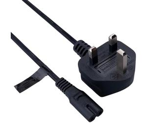 Mr. Gadget's Solutions Mains Power Lead Fig Figure 8 Cable Compatible with PS4 PS5 Xbox Panasonic JVC Philips LG Sharp Canon Pixma HP Brother Printer Asus (2 Meter)