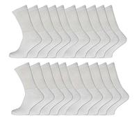 Mr. Gadget's Solutions Men's Cotton Sport Socks, Comfortable, Durable, Breathable, Socks Size 6-11 -White (3 Pairs)