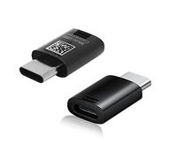 Mr. Gadget's Solutions® Micro USB Female to Type C Male Converter, Data Sync Transfer And Charging Adapter for Android - Compatible with Chromebook Galaxy S20 Note 10, Pixel 4 and More- Black