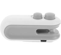 Mr.Gadget's Solutions Mini Bag Sealer - Portable Handheld Sealing Machine for Kitchen & Household Use - Resealable Heat Sealer for Plastic Bags, Snacks, Chips & Food Storage