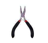 Mr.Gadget's Solutions Mini Long Nose Plier with Spring, Drop Forged Alloy Steel, Non-Slip Grip, Black, 28 cm
