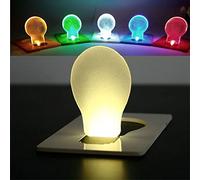 Mr. Gadget's Solutions Mini Portable Pocket Card Wallet LED Light Torch Flashlight Flash Lamp