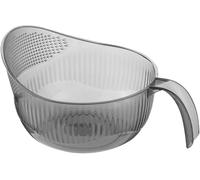 Mr. Gadget's Solutions Multi-Function Kitchen Colander Bowl - Food Grade Strainer with Ergonomic Handle for Rice, Quinoa, Vegetables, Fruits, Beans, and Noodles - Durable Rice Rinser & Slicer Kitchen