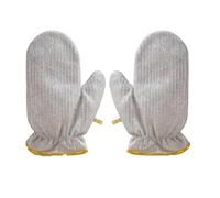 Mr.Gadget's Solutions Multipurpose Steel Wire Dishwashing Scrubber Gloves Kitchen Washing Scrub Heat Insulation Waterproof Reusable Kitchen Gloves for Scrubs & Cleans Dishes, Sinks-(2 Pieces)