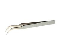 Mr. Gadget's Solutions® Non-Magnetic Curved Angled Bent Stainless Steel Fine Point Tweezer for Mobile Phone/Computer Repair/Jewelry