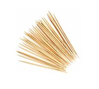 Mr. Gadget's Solutions Pack of 100 Tooth Picks Wooden Bamboo Stick Dental Floss Toothpick Cocktail Fruit Cheese